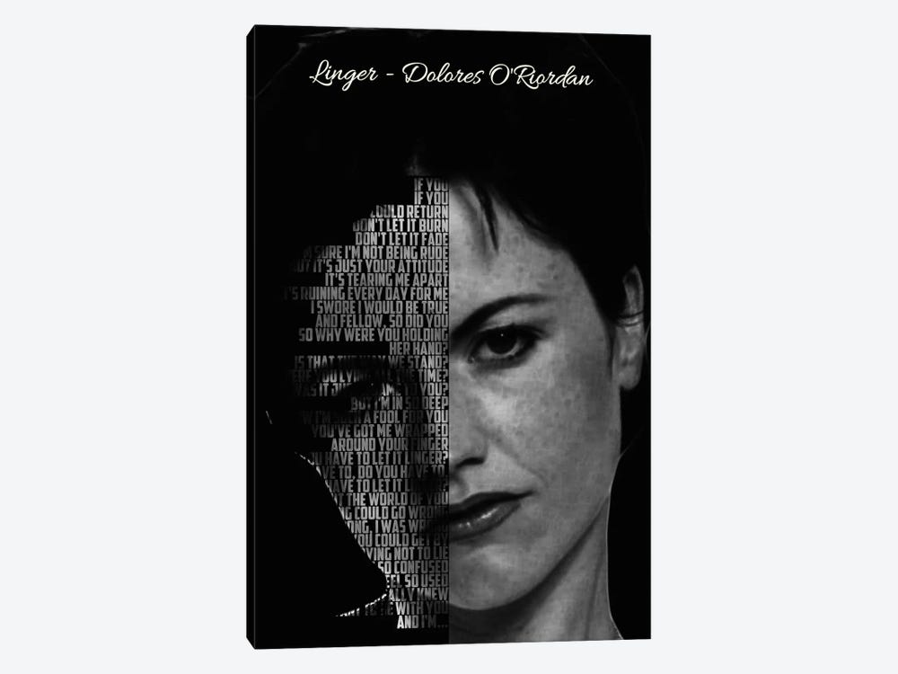 Linger - Dolores O'Riordan by Gunawan RB 1-piece Canvas Artwork