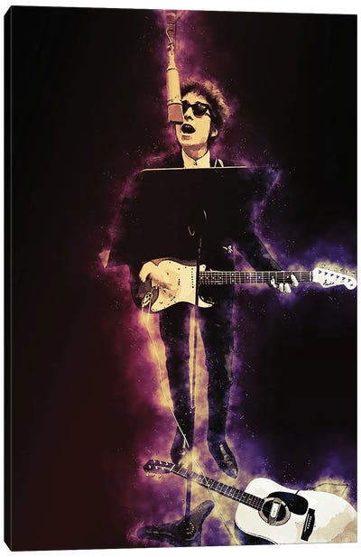Spirit Of Bob Dylan Recording Studio Canvas Art Print - Bob Dylan