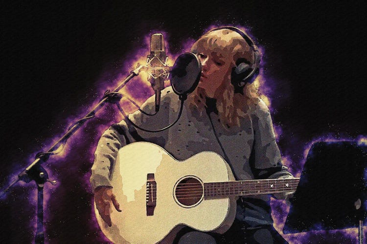 Spirit Of Taylor Swift In Recording Studio