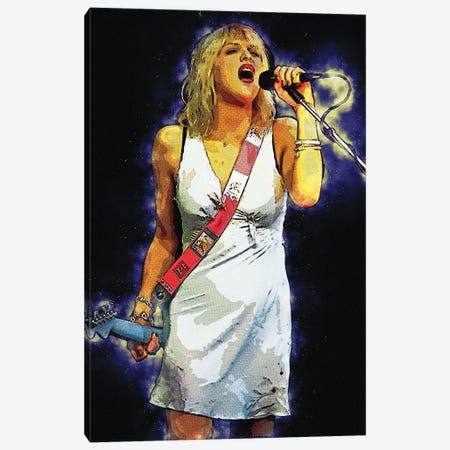 Spirit Of Courtney Love Canvas Print #RKG260} by Gunawan RB Canvas Print