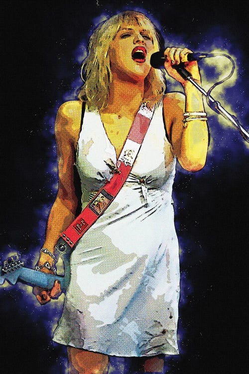 Spirit Of Courtney Love by Gunawan RB wall art