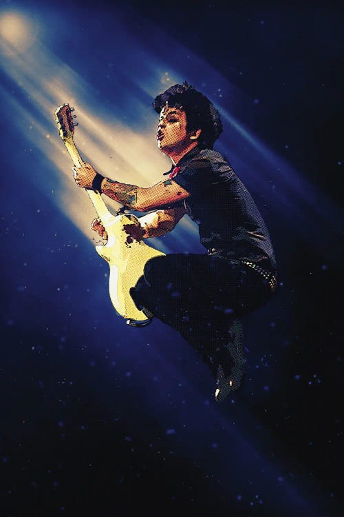 Superstars Of Billie Joe Armstrong Jump by Gunawan RB wall art