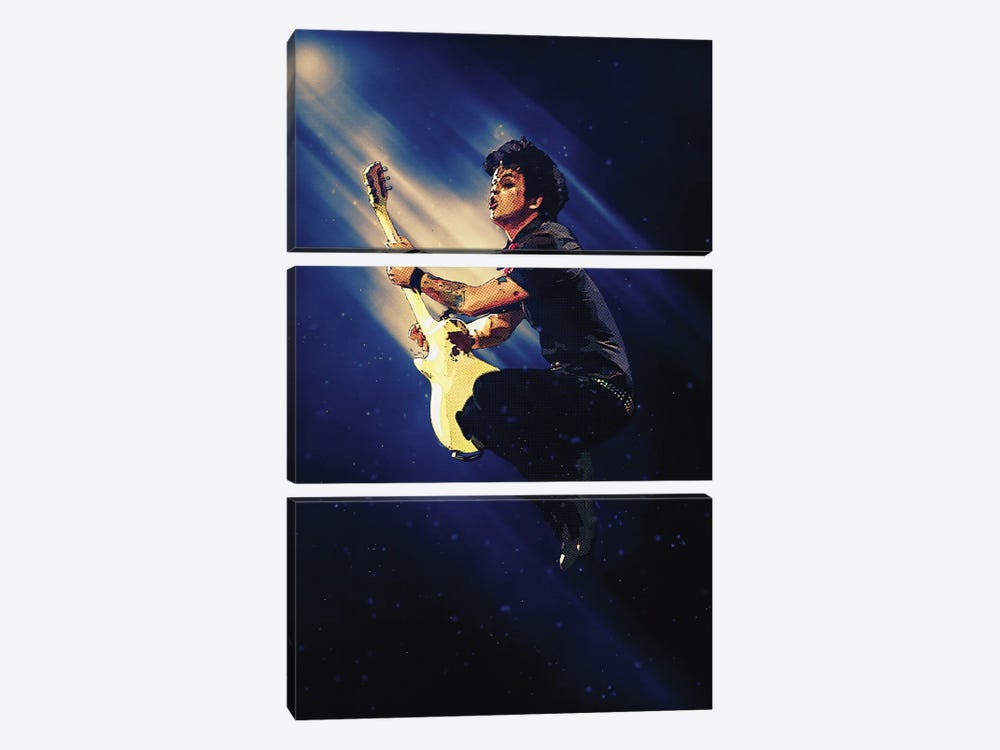 Superstars Of Billie Joe Armstrong Jump by Gunawan RB 3-piece Art Print