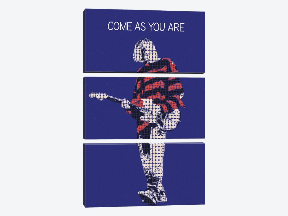 Come As You Are - Kurt Cobain - Nirvana by Gunawan RB 3-piece Art Print
