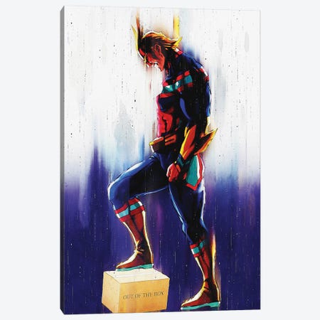 All Might Boku My Hero - Out Of The Box Canvas Print #RKG2} by Gunawan RB Art Print
