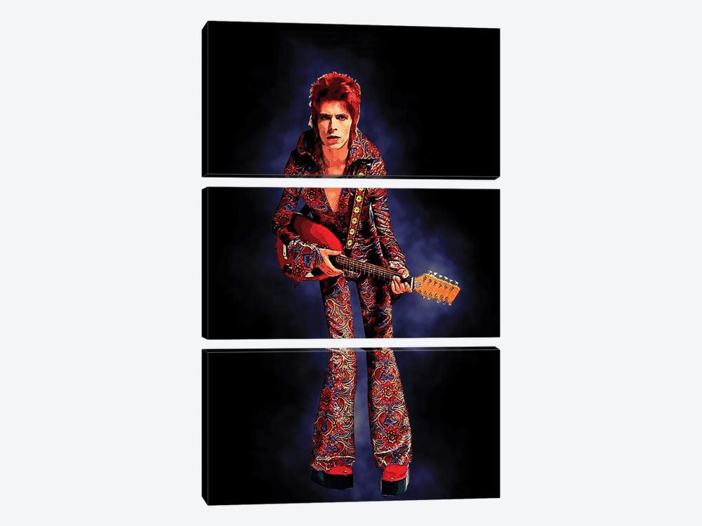 David Bowie Spirit by Gunawan RB 3-piece Canvas Artwork