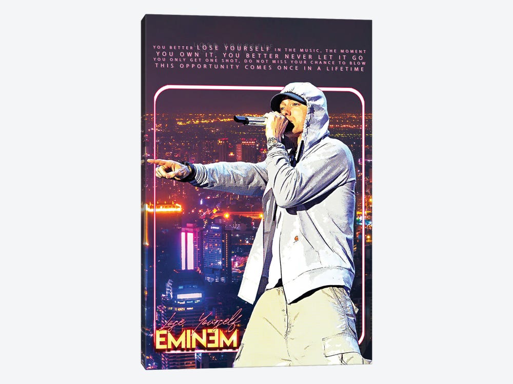 Eminem - Lose Yourself by Gunawan RB 1-piece Canvas Print