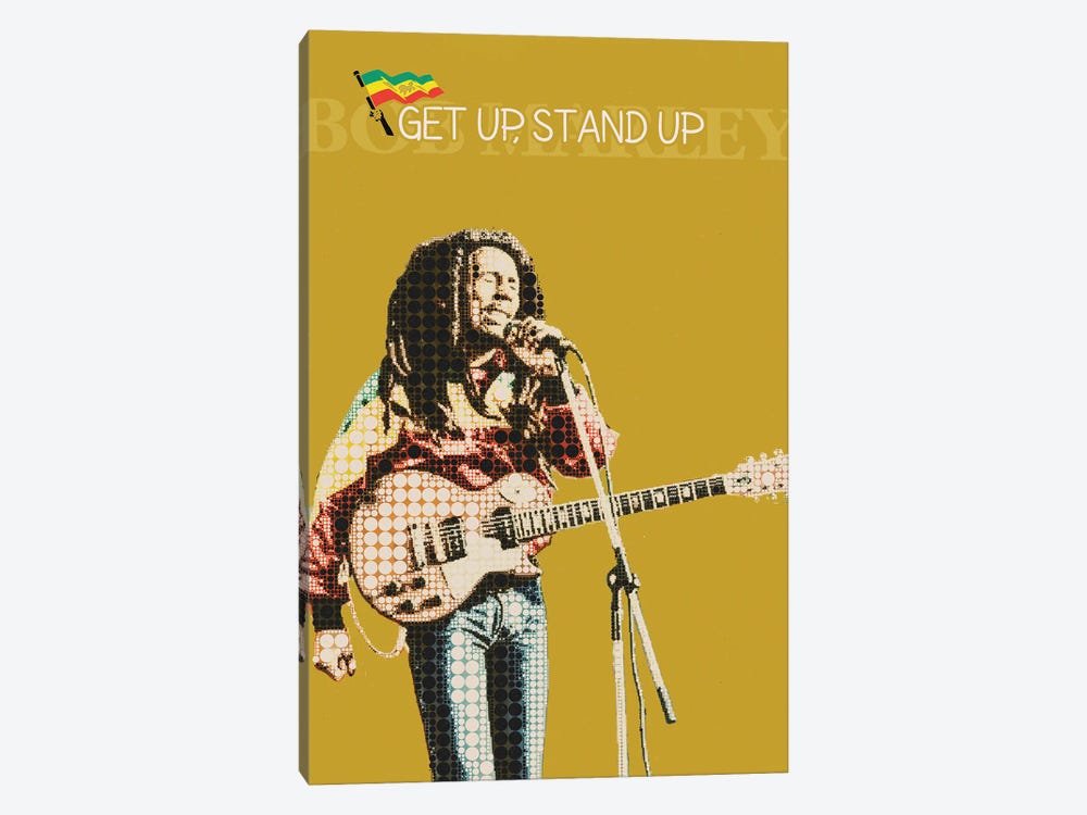 Get Up, Stand Up - Bob Marley by Gunawan RB 1-piece Canvas Print