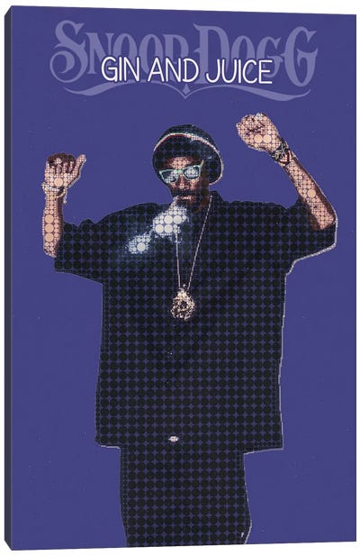 Gin And Juice - Snoop Dogg Canvas Art Print - Snoop Dogg