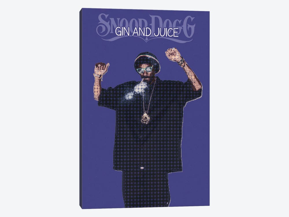 Gin And Juice - Snoop Dogg by Gunawan RB 1-piece Canvas Wall Art