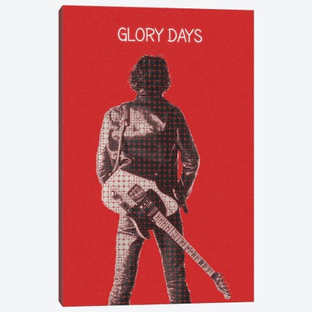 Glory Days - Bruce Springsteen Canvas Print #RKG48} by Gunawan RB Art Print