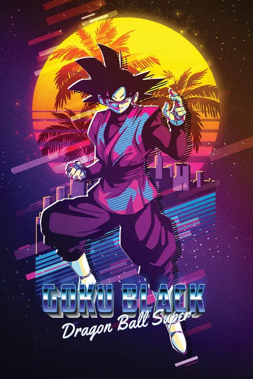 Goku Black - Dragonball Super Retro