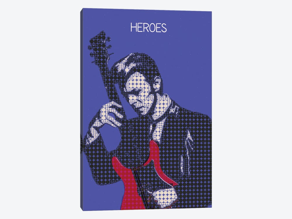 Heroes - David Bowie by Gunawan RB 1-piece Canvas Print