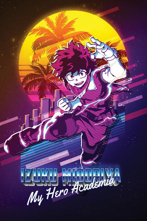 Izuku Midoriya - My Hero Academia - Retro