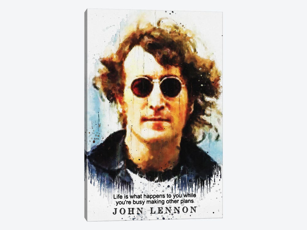 John Lennon Quotes II by Gunawan RB 1-piece Canvas Artwork