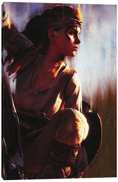 Aloy – Horizon Zero Dawn III Canvas Art Print - Warrior Art