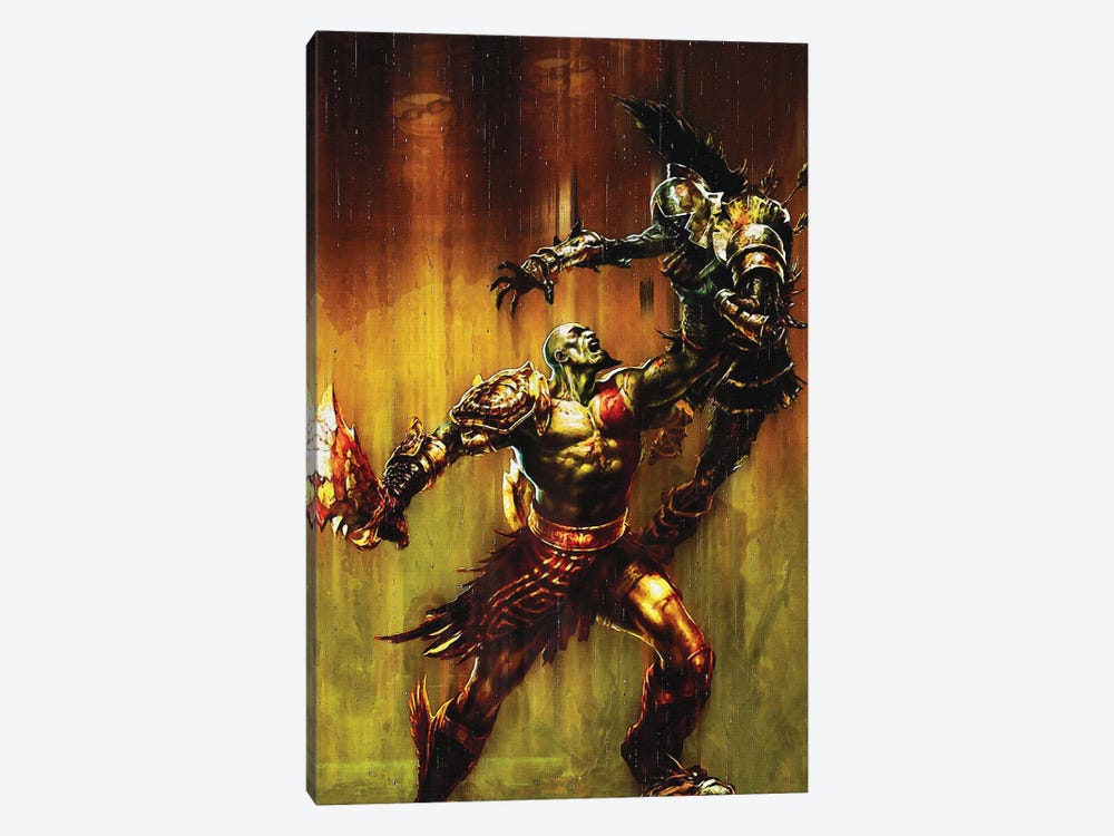 Kratos - Ghost Of Sparta - Da Vinci Posters by Gunawan RB 1-piece Canvas Print