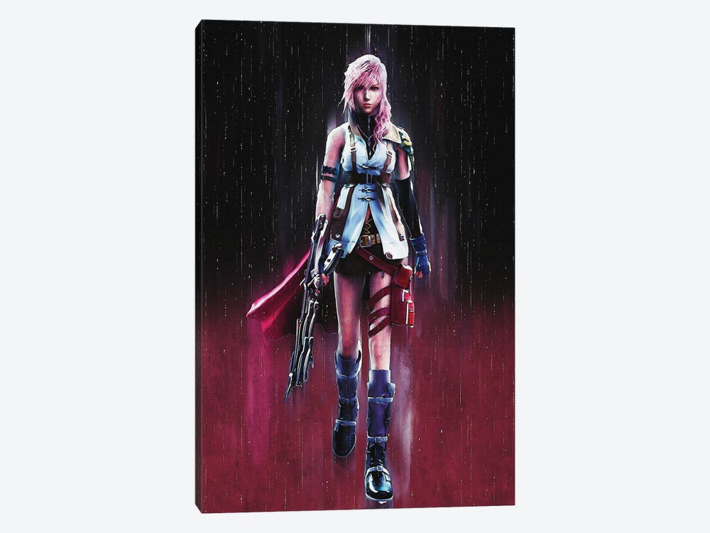 Lightning Character From Final Fantasy XIII by Gunawan RB 1-piece Canvas Art