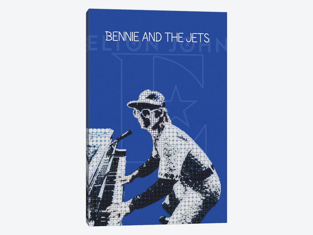 Bennie And The Jets - Elton John by Gunawan RB 1-piece Canvas Art Print