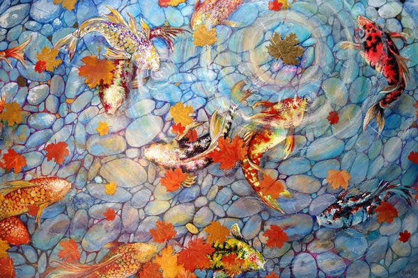 Koi: Koi Fish II by Rakhmet Redzhepov