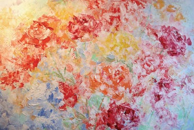 Red Yellow Blue by Rakhmet Redzhepov canvas print