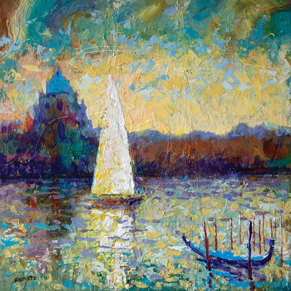 Venice: Evening Venice by Rakhmet Redzhepov