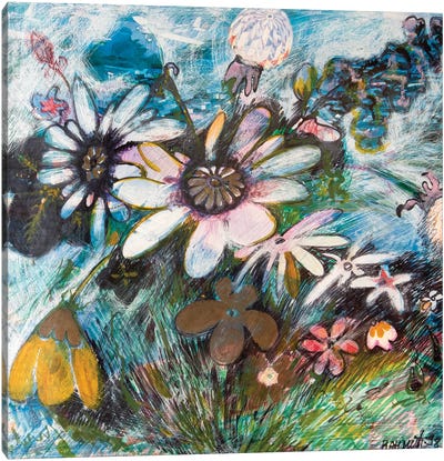 Floral Variations From Malevich To Kandinsky Canvas Art Print - Rakhmet Redzhepov