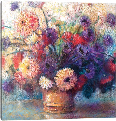 Flowers II Canvas Art Print - Rakhmet Redzhepov