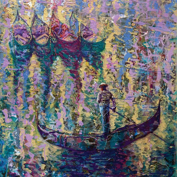 Venice: Gondolier I by Rakhmet Redzhepov
