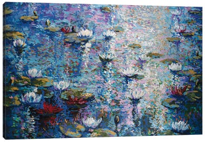 Lilies Canvas Art Print - Water Lilies Collection