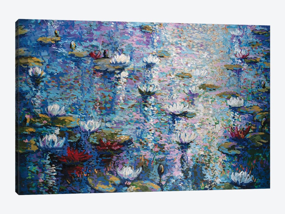 Lilies by Rakhmet Redzhepov 1-piece Canvas Artwork