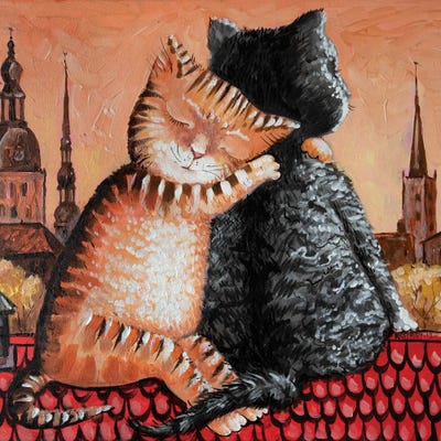 Love On The Roof by Rakhmet Redzhepov art print