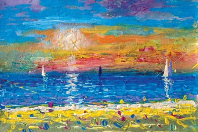 Beach by Rakhmet Redzhepov art print