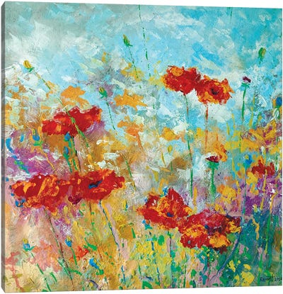 Poppies Canvas Art Print - Rakhmet Redzhepov