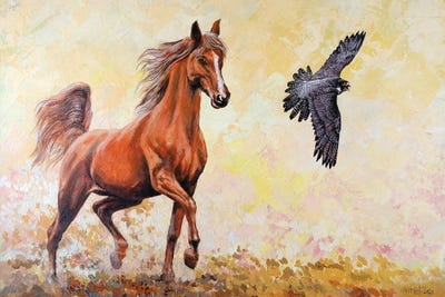 Before The Hunt by Rakhmet Redzhepov framed canvas print