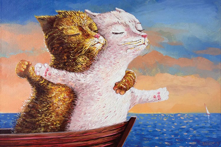 Romance by Rakhmet Redzhepov wall art