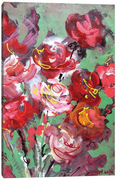 Roses Canvas Art Print - Rakhmet Redzhepov
