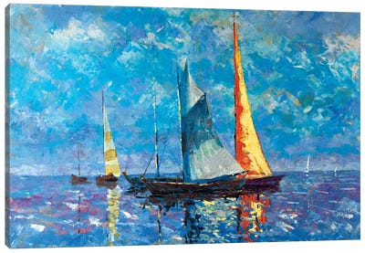 Sail Canvas Art Print - Rakhmet Redzhepov
