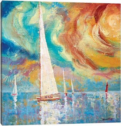 Sailing Trip Canvas Art Print - Rakhmet Redzhepov