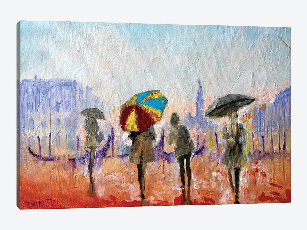 Summer Rain by Rakhmet Redzhepov 1-piece Canvas Wall Art