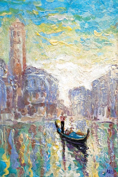 Sunny Day In Venice by Rakhmet Redzhepov art print