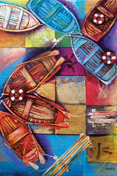 Rowboats: Vacation Boats by Rakhmet Redzhepov