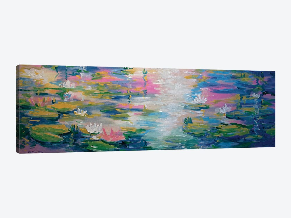Water Lilies In The Lake by Rakhmet Redzhepov 1-piece Art Print