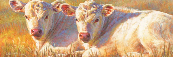 Golden Hour Animals: Bela Et Blanche by Rita Kirkman