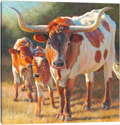 Big Mama Canvas Art Print - Golden Hour Animals