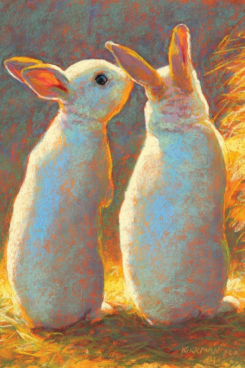 Bunny Secrets by Rita Kirkman wall art