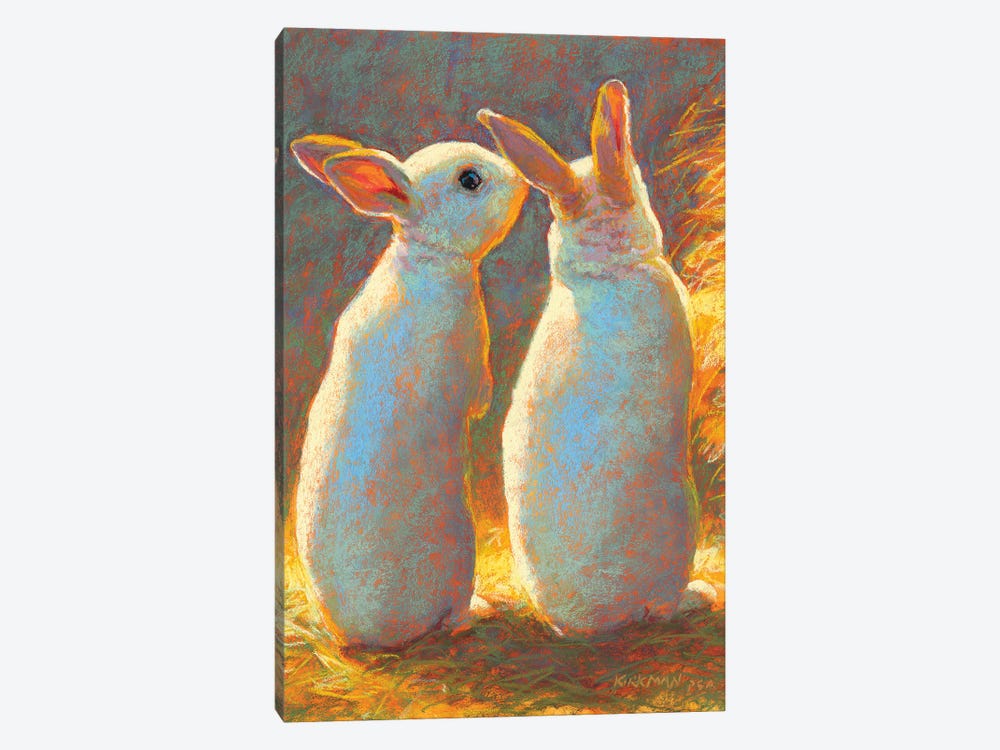 Bunny Secrets by Rita Kirkman 1-piece Canvas Print