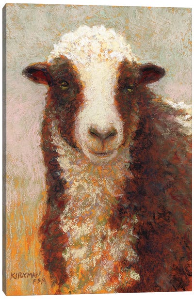 Cloudy Canvas Art Print - Sheep Art