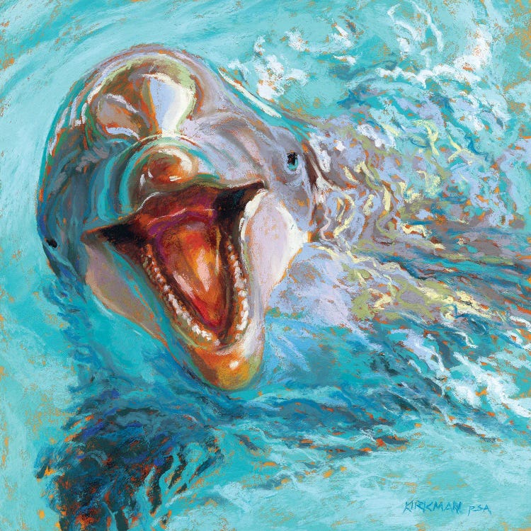 D Is For Dolphin by Rita Kirkman wall art