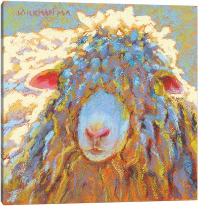 Mophead Canvas Art Print - Sheep Art